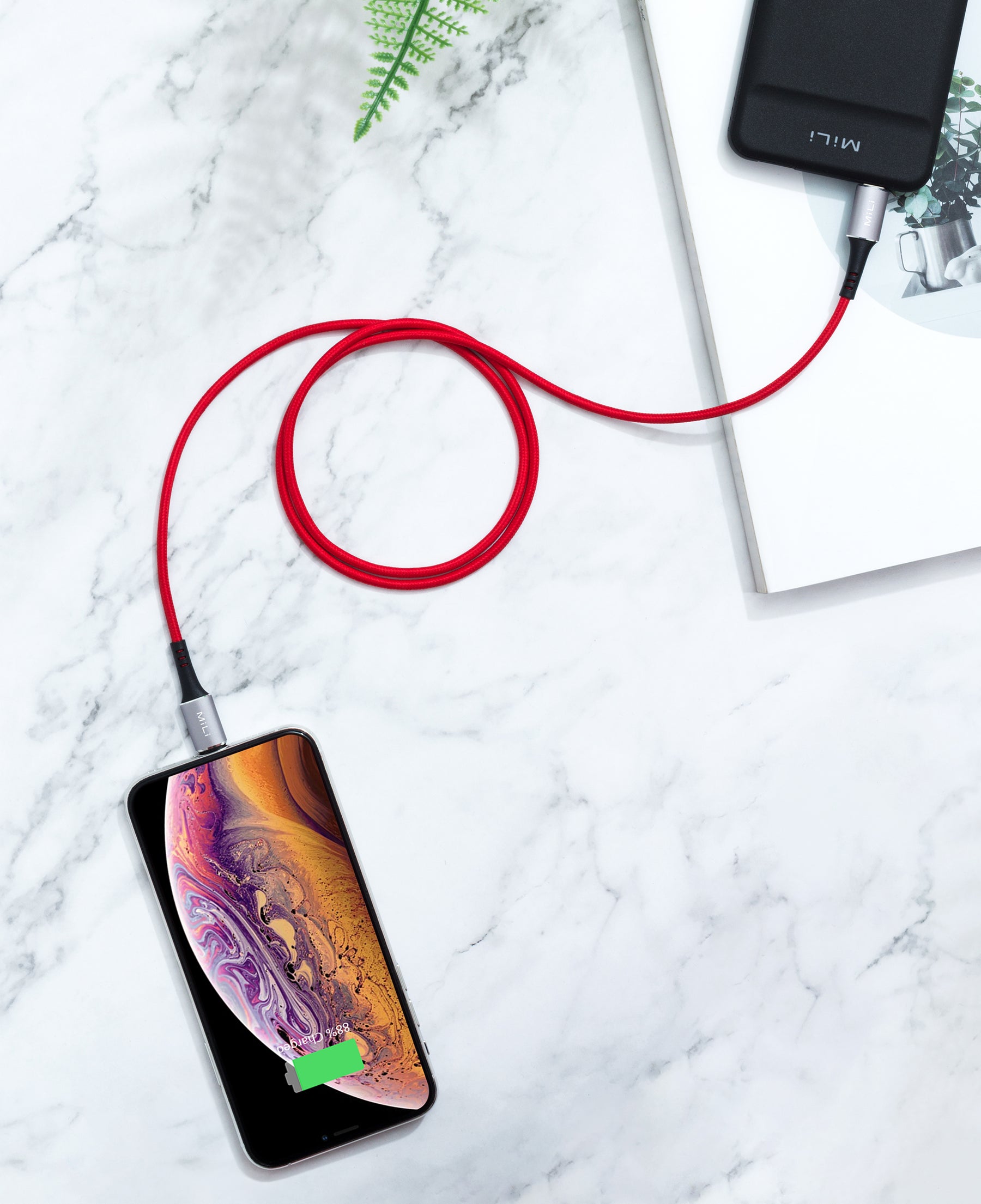 MiLi Braided Type-C to Lightning Cable