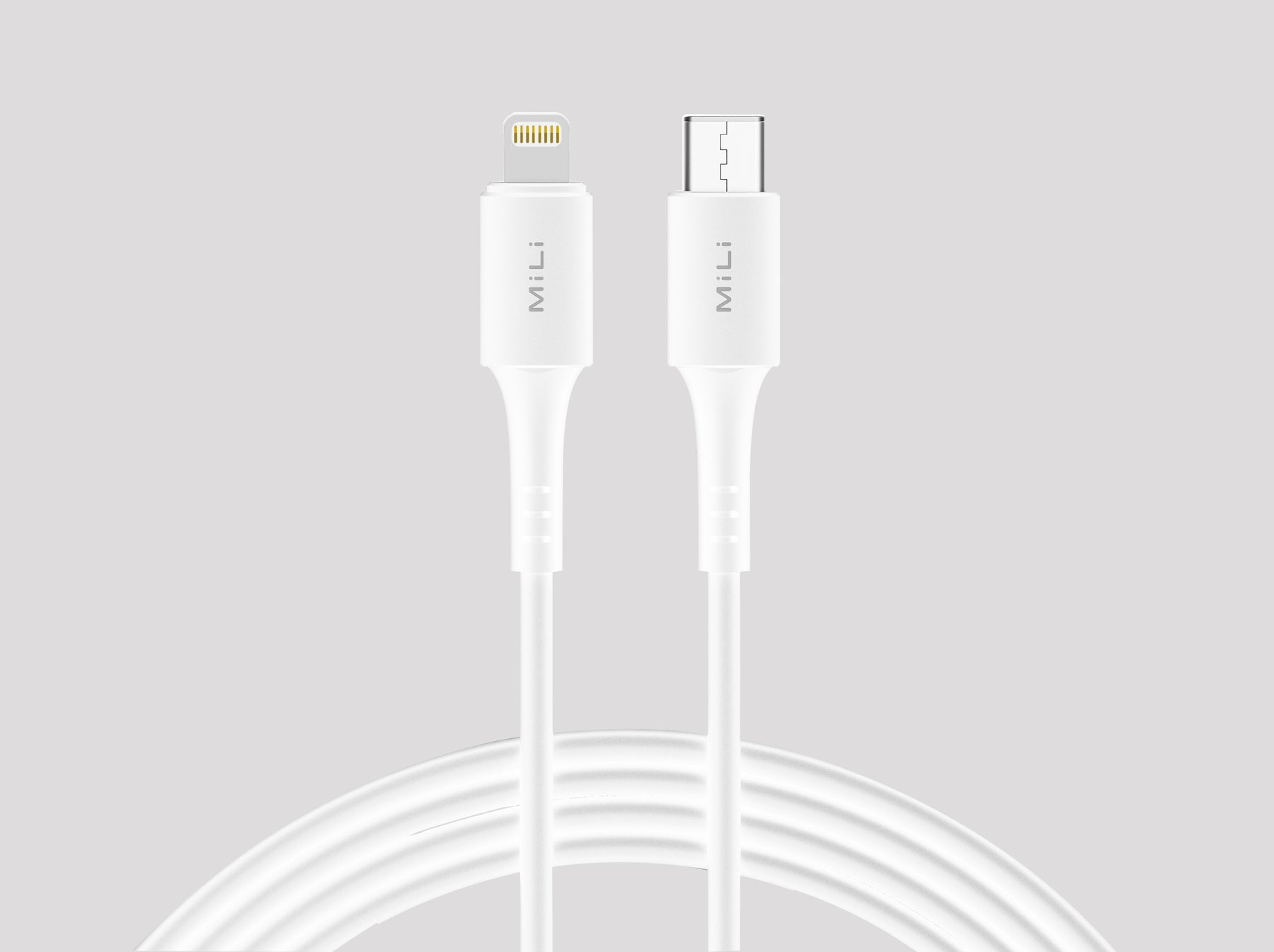 Mili Type-C to Lightning Cable White