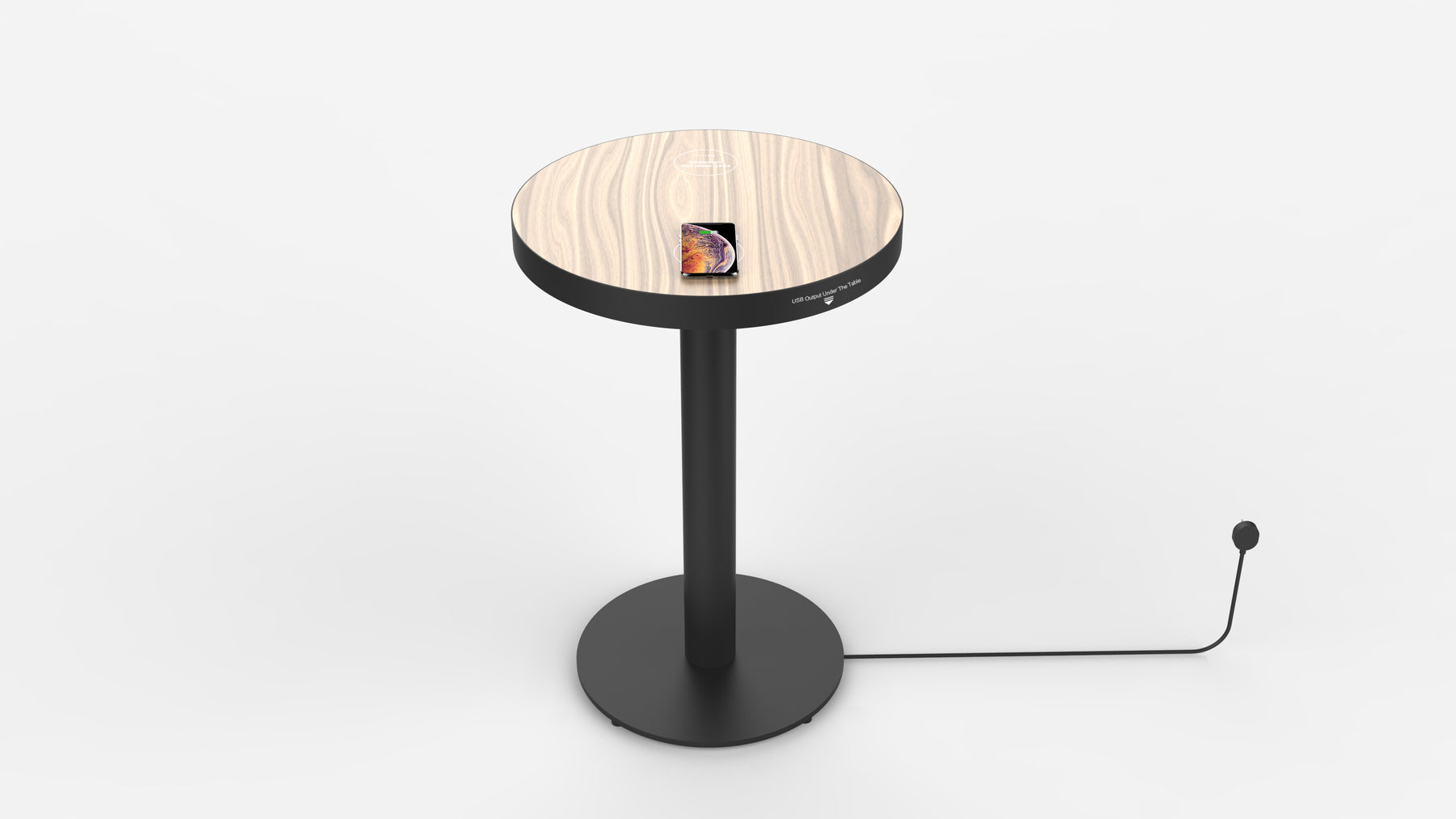 Wireless charging table